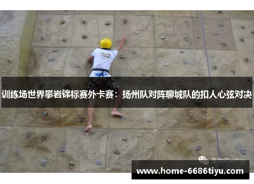 训练场世界攀岩锦标赛外卡赛：扬州队对阵聊城队的扣人心弦对决